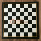 15" Marble Black Mosaic Inlaid Chess Top Table For Chess Lover Best Gift Decor 15" Marble Black Mosaic Inlaid Chess Top Table For Chess Lover Best Gift Decor