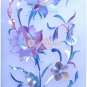 4" Marble Pen Holder Rose Quartz Inlay Floral Marquetry Interior Christmas Gifts