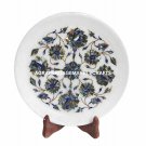 Marble Tray Plate Lapis Pauashell Inlay Deco Exclusive Kitchen Decor Gift H1335
