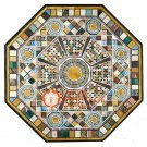 36" Italian Marble Dining Hallway Table Top Precious Inlay Hallway Decor H5677