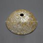 15" Marble Exclusive Wash Basin Golden Mother of Pearl Inlay Hallway Decor E298