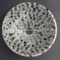 15" Designer Marble Round Wash Basin Precious Mother of Pearl Inlay Decor E305