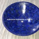 Marble Bathroom Designer Wash Basin Lapis Random Inlay Work Home Decorative M002