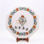 Marble Antique Custom Coffee Table Carnelian Pietradura Floral Inlay Home Decor