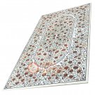 8'x4' Marble Conference Dining Table Top Carnelian Inlay Restaurant Decor E441 8'x4' Marble Conference Dining Table Top Carnelian Inlay Restaurant Decor E441