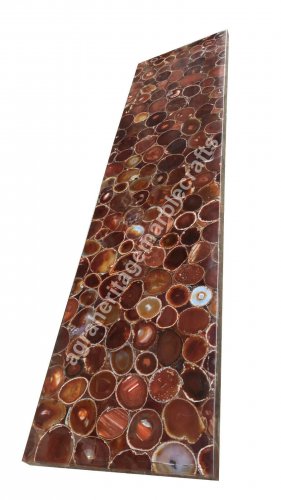 Two German Onyx Top Big Dining Side Table Handmade Art Restaurant Decor E1504
