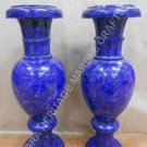Set of 2 Marble Flower Vase Lapis Lazuli Random Inlay Stone Gift Home Decor H570 Set of 2 Marble Flower Vase Lapis Lazuli Random Inlay Stone Gift Home Decor H570
