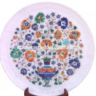 15" Round Marble Inlay Customized Plate Multi Inlay Stunning Design Decor H1128 15" Round Marble Inlay Customized Plate Multi Inlay Stunning Design Decor H1128