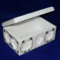 Filigree Marble Lapis Lazuli Mosaic Jewelry Trinket Box Handmade Decor Gifts Box
