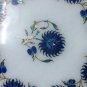 12" Marble Decorative Mosaic Coffee Table Lapis Floral Inlaid Halloween Decor