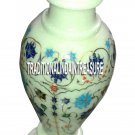 10" Decorative White Marble Flower Vases Multi Art Inlay Floral Work Decor Gift 10" Decorative White Marble Flower Vases Multi Art Inlay Floral Work Decor Gift