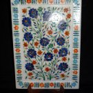 Marble Serving Tray Lapis Lazuli Multi Handicraft Inlay Christmas Gifts Decor