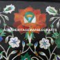 18" Marble Serving Plate Mosaic Pietradura Floral Inlay Ktichen Decor H1425