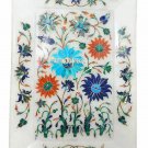 10"x7" Marble Serving Tray Pietradura Arts Floral Mosaic Inlay Art Kitchen Decor 10"x7" Marble Serving Tray Pietradura Arts Floral Mosaic Inlay Art Kitchen Decor