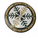 29" Marble Round Coffee Table Top Inlay Kitchen Center Christmas Decor E1510