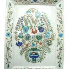 Marble Tray Handmade Pietra Dura Very Rare Inlay Marquetry Home Deco Gift H1200 Marble Tray Handmade Pietra Dura Very Rare Inlay Marquetry Home Deco Gift H1200