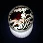 4"x3" Marble White Jewelry Box Rose Quartz Inlay Pietradura Floral Columbus Gift