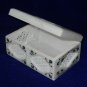 Lattice Design Marble Jewelry Storage Box Malachite Inlay Floral Christmas Gift
