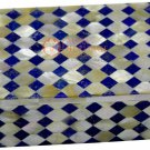 6"x4"x2" Marble Jewelry Custom Box Lapis Mop Mosaic Inaly Bonfire Night Gift Art 6"x4"x2" Marble Jewelry Custom Box Lapis Mop Mosaic Inaly Bonfire Night Gift Art