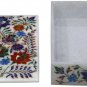 8"x6"x2" White Jewelry Storage Box Lapis Marquetry Floras Interior Veteran Gifts