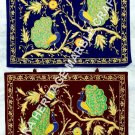 1.5'x2' Beautiful Embroidery Peacock Art Zardozi Wall Hanging Decor E1180 1.5'x2' Beautiful Embroidery Peacock Art Zardozi Wall Hanging Decor E1180