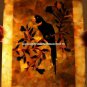 15"x9" Marble Decorative Tray Abalone Inlay Gemstone Parrot Art Gift Decor E04