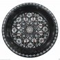 13" Marble Fruit Bowl Pietra Dura Mosaic Marquetry Inlay Halloween Gifts Decor