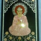 2'x3' Antique Marble Buddha Art Inlay Faux Table Top Worship Arts Mosaic Decor