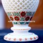 Filigree Marble Flower Vase Pot Mosaic Marquetry Inlay Home Decor Gift H1956