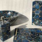 Exclusive Marble Bathroom Set Precious Inlay Design Bathroom Decor E1135