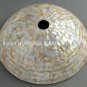 15" Round Marble Precious Inlaid Wash Basin Mother of Pearl Stone Art Decor E301