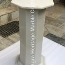 28"x15" Handmade Modern Marble White Stand/Base Decor E567 28"x15" Handmade Modern Marble White Stand/Base Decor E567