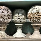 10" Set of 3 Marble Soapstone Lamp Filigree Beautiful Design Decorative E776 10" Set of 3 Marble Soapstone Lamp Filigree Beautiful Design Decorative E776