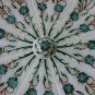 11" Marble Fruit Serving Bowl Malachite Inlay Floral Art Housewarming Gift Decor