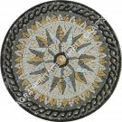 30" Elegant Marble Round Coffee Cafe Table Top Mosaic Pietra Dura Inlaid E918