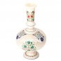 12"x6'' Marble Flower Vase Mosaic Work Lattice Inlay Home Interior Decor H3610