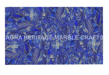 4'x2' Marble Dining Top Table Lapis Lazuli Design Living Decor H4970