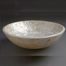 15" White Mother of Pearl Marble Wash Basin Inlay Living Room Hallway Decor E303 15" White Mother of Pearl Marble Wash Basin Inlay Living Room Hallway Decor E303