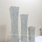 Beautiful Wooden Flower Vase Mother of Pearl Precious Inlay Showpiece Decor E311