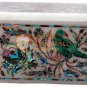 12"x12"x4" Marble Jewelry Box Parrot Malachite Semi Precious Art Veterans Gift
