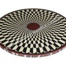 24" Black Marble Coffee Custom Table Top Handmade Inlay Living Room Decor H4816 24" Black Marble Coffee Custom Table Top Handmade Inlay Living Room Decor H4816