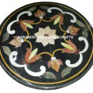 Marble Coffee Table Rare Inlay Floral Ornate Art Living Room Mosaic Decor H923