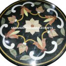 Marble Coffee Table Top Inlaid Mosaic Floral Art Marquetry Outdoor Decor H921