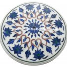 Marble Top Coffee Table Marquetry Inlay Mosaic Lapis Lazuli Art Home Decor H927
