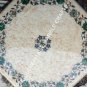 Marble Garden Coffee Table Top Malachite Inlay Floral Arts Furniture Decor H5385