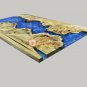 Blue Resin River Dining Custom Center Office Meeting Table Top Handmade Interior