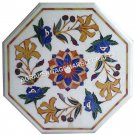 12" Marble Coffee Center Table Top Marquetry Inlay Christmas Special Sale H4324