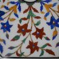 24" White Marble Dining Coffee Table Top Marquetry Multi Inlay Housewarming Gift
