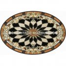24" Exclusive Marble Coffee Conference Table Top Inlay Handmade Inlay Gift H5008