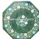 12'' Green Marble Coffee Table Inlay Fine Marquetry Decor Furniture Decor H3109 12'' Green Marble Coffee Table Inlay Fine Marquetry Decor Furniture Decor H3109